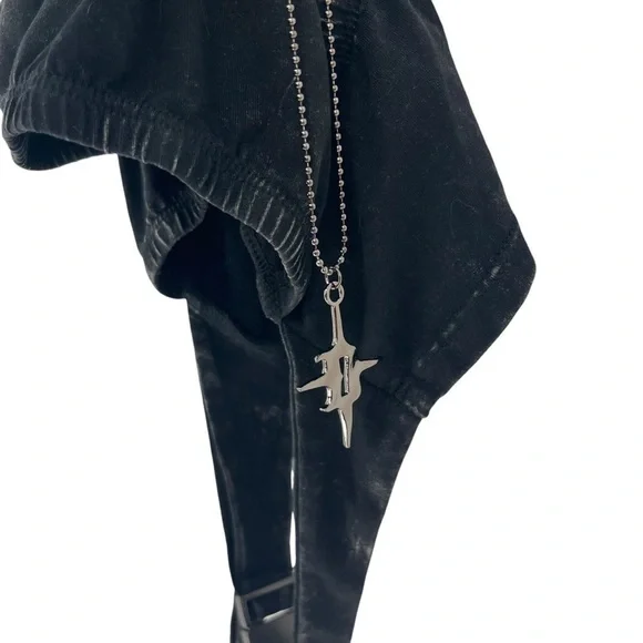 NWT Darker Wavs Acid Wash Crop Top - Picture 5 of 10